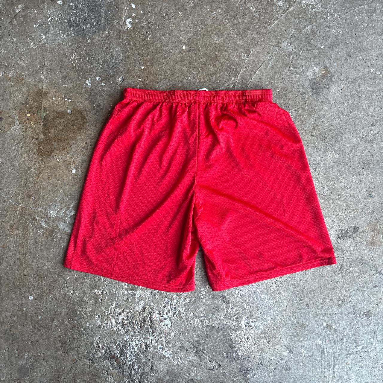 Red Basketball Shorts w/ Cardinal Logo