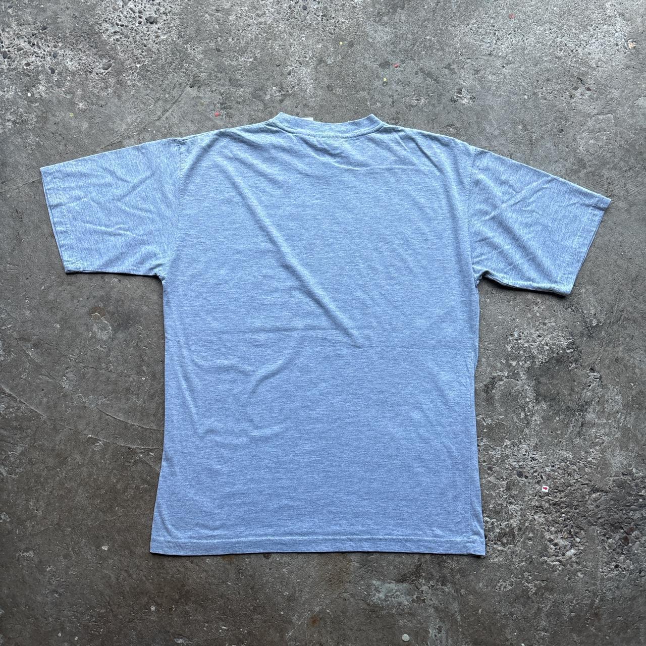 Vintage Grey Reebok cotton t-shirt with embroidered logo