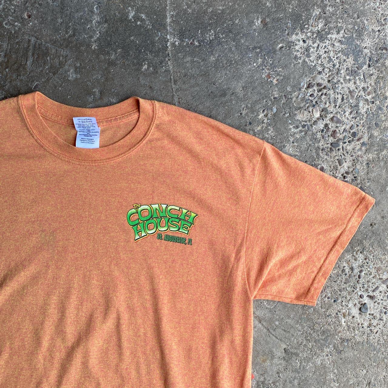 Vintage Orange Graphic Bar T-Shirt