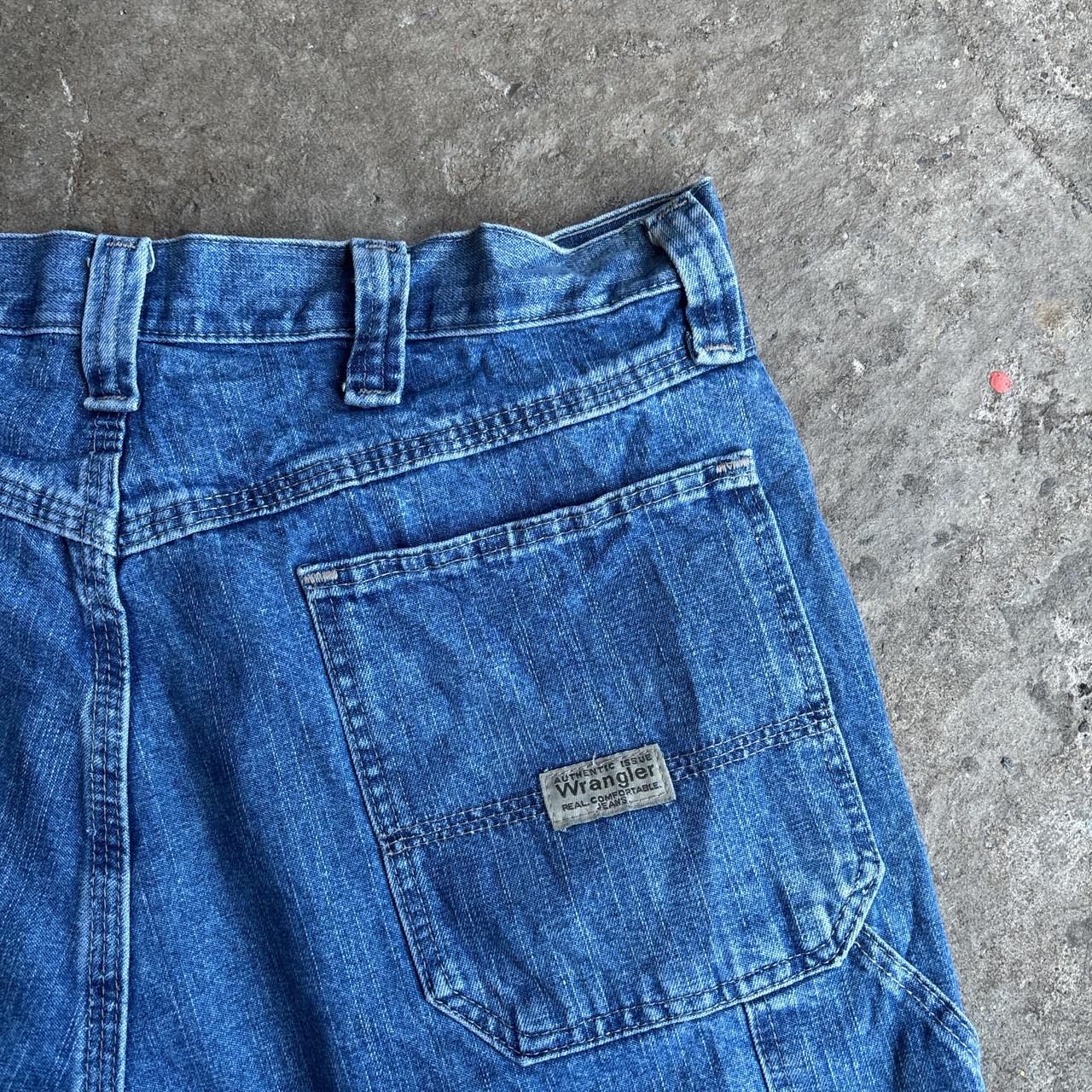 Blue Denim Wrangler Carpenter Shorts