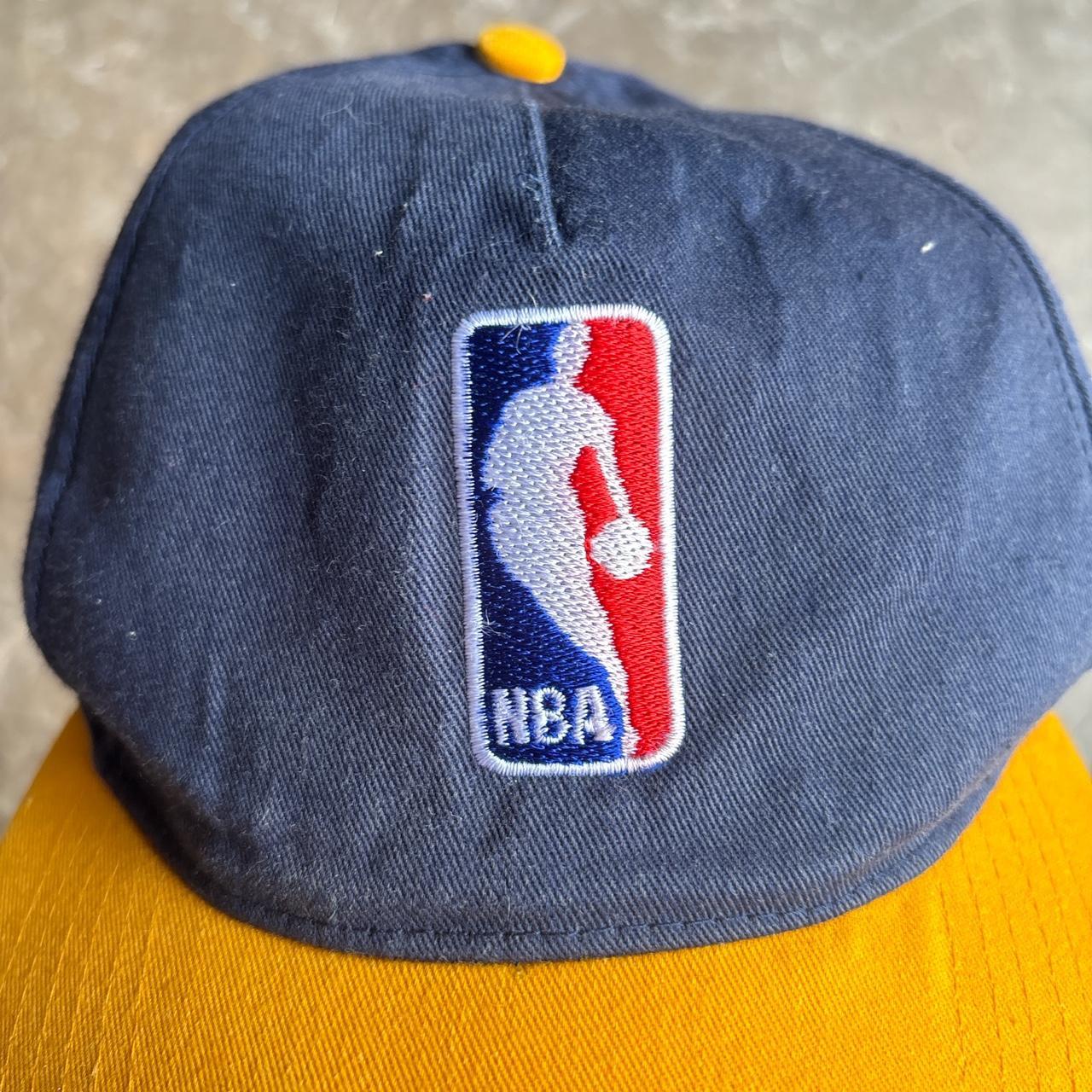 Navy & Yellow 90s NBA Logo Cap