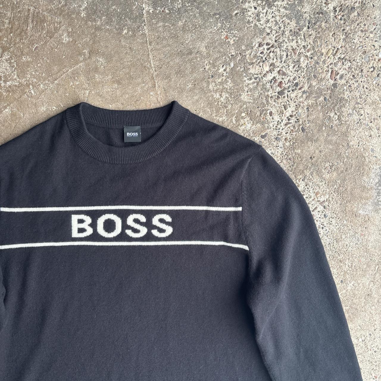 Black Hugo Boss Wool/Cashmere Jumper - 2XL