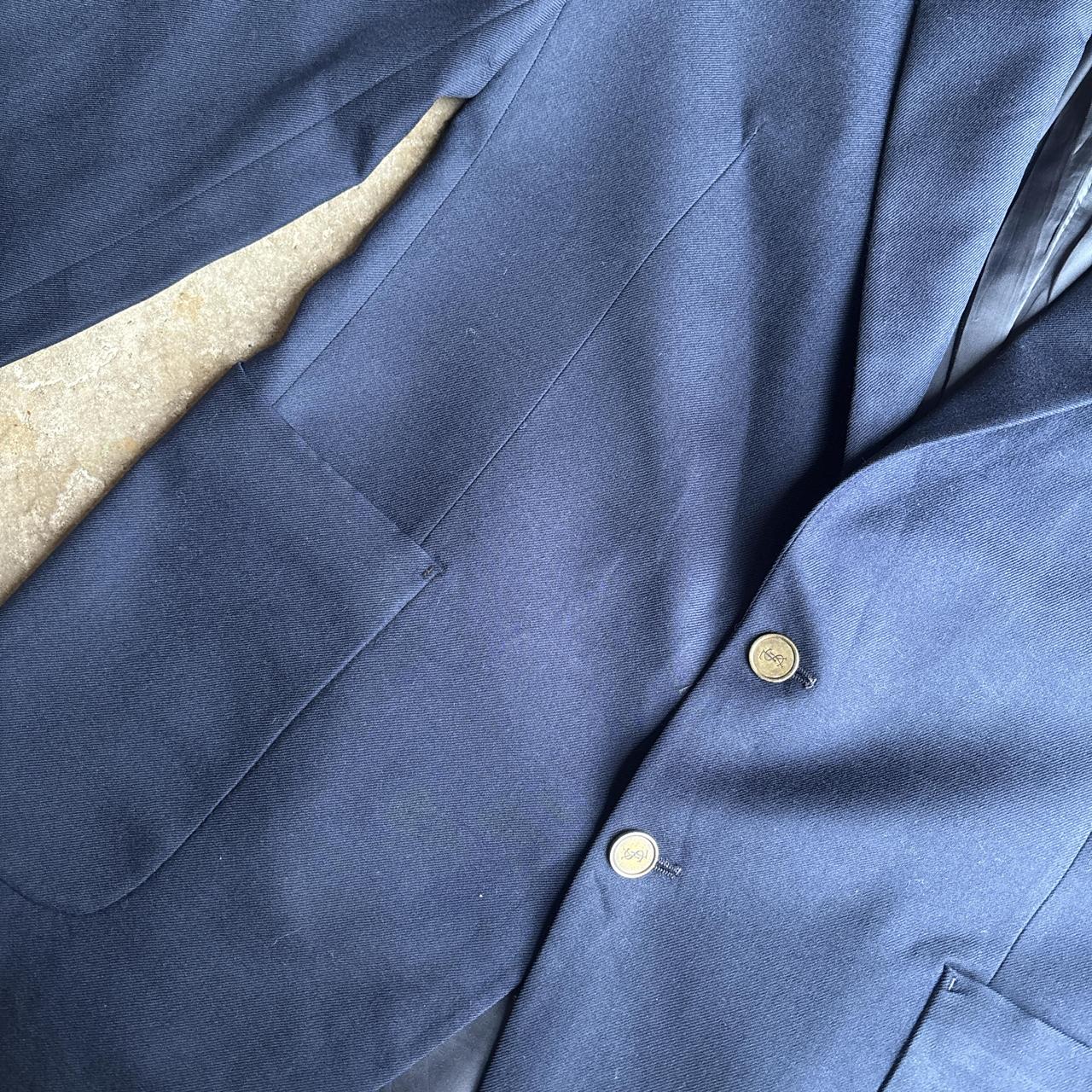 Navy Yves Saint Laurent Blazer Jacket - L