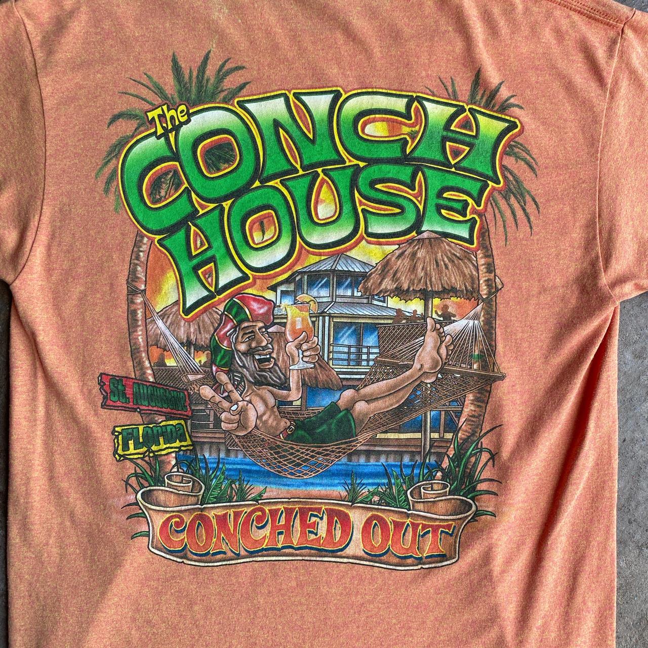 Vintage Orange Graphic Bar T-Shirt