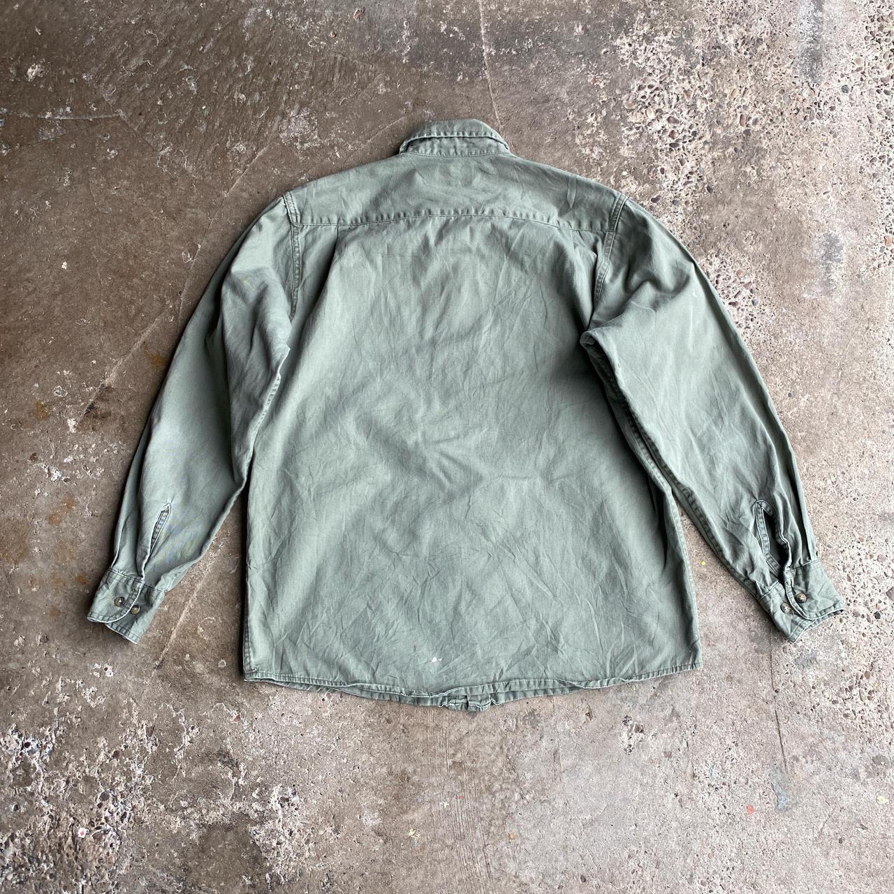 Green Wrangler Cotton Long-Sleeve Shirt - M