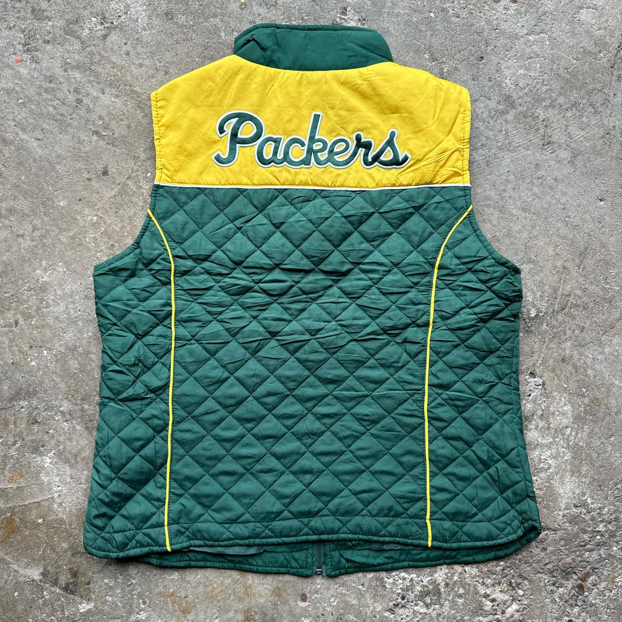 Green Bay Packers quilted puffer gilet