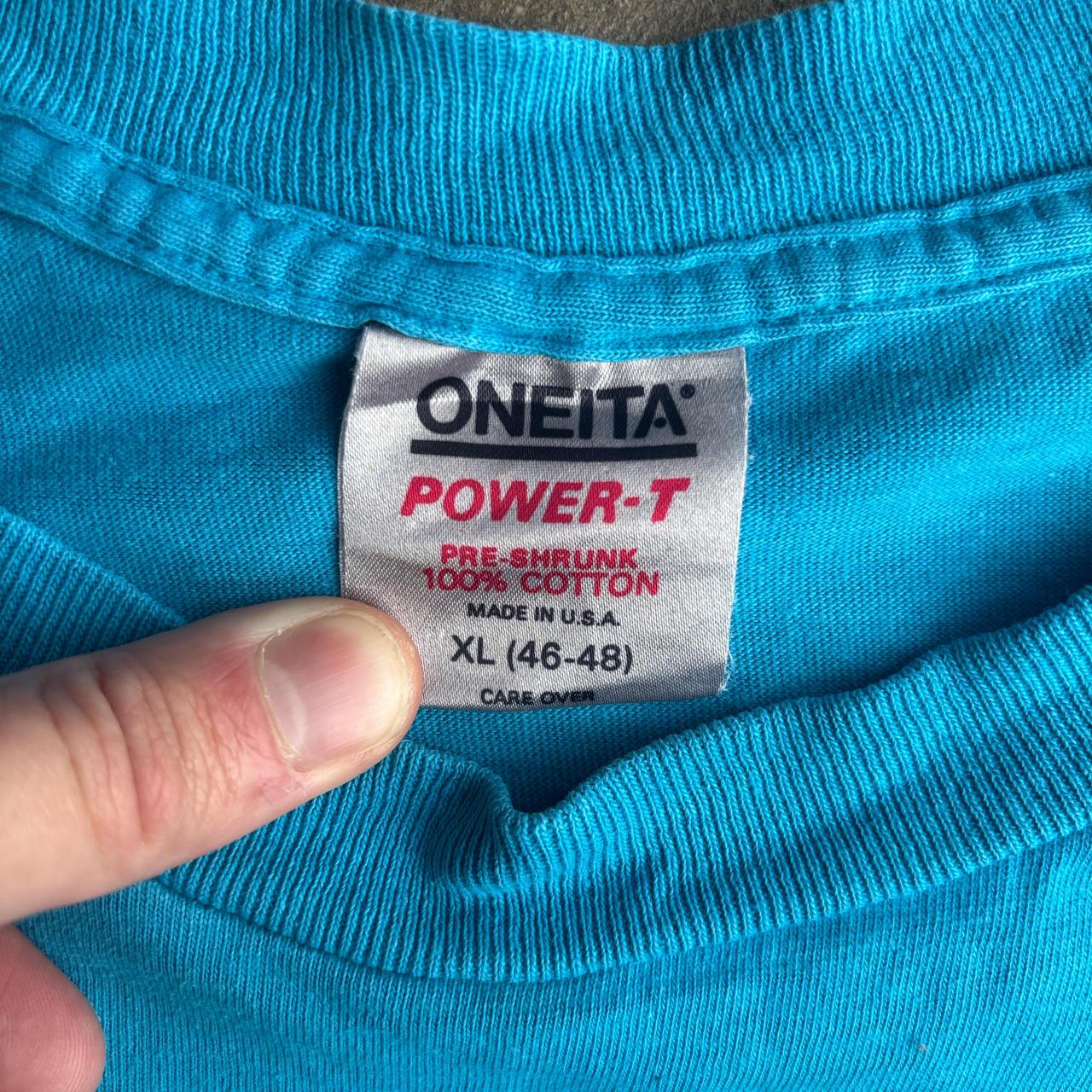 Vibrant Blue ‘The Sea Ranch’ Single Stitch T-Shirt - XL