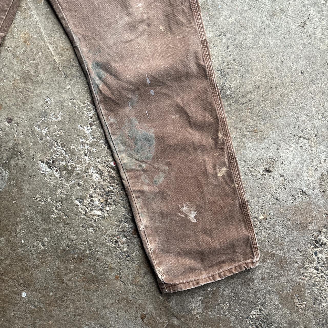 Washed Brown Dickies Carpenter Pants/Trousers