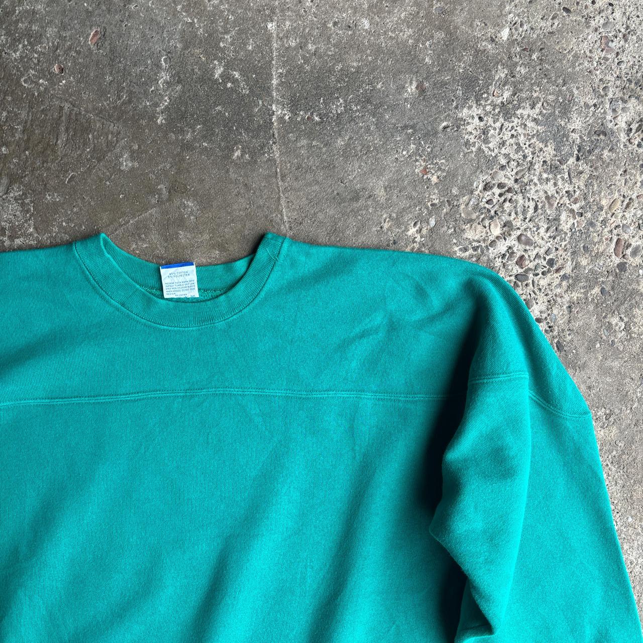 Vintage Teal Champion Sweatshirt - XL