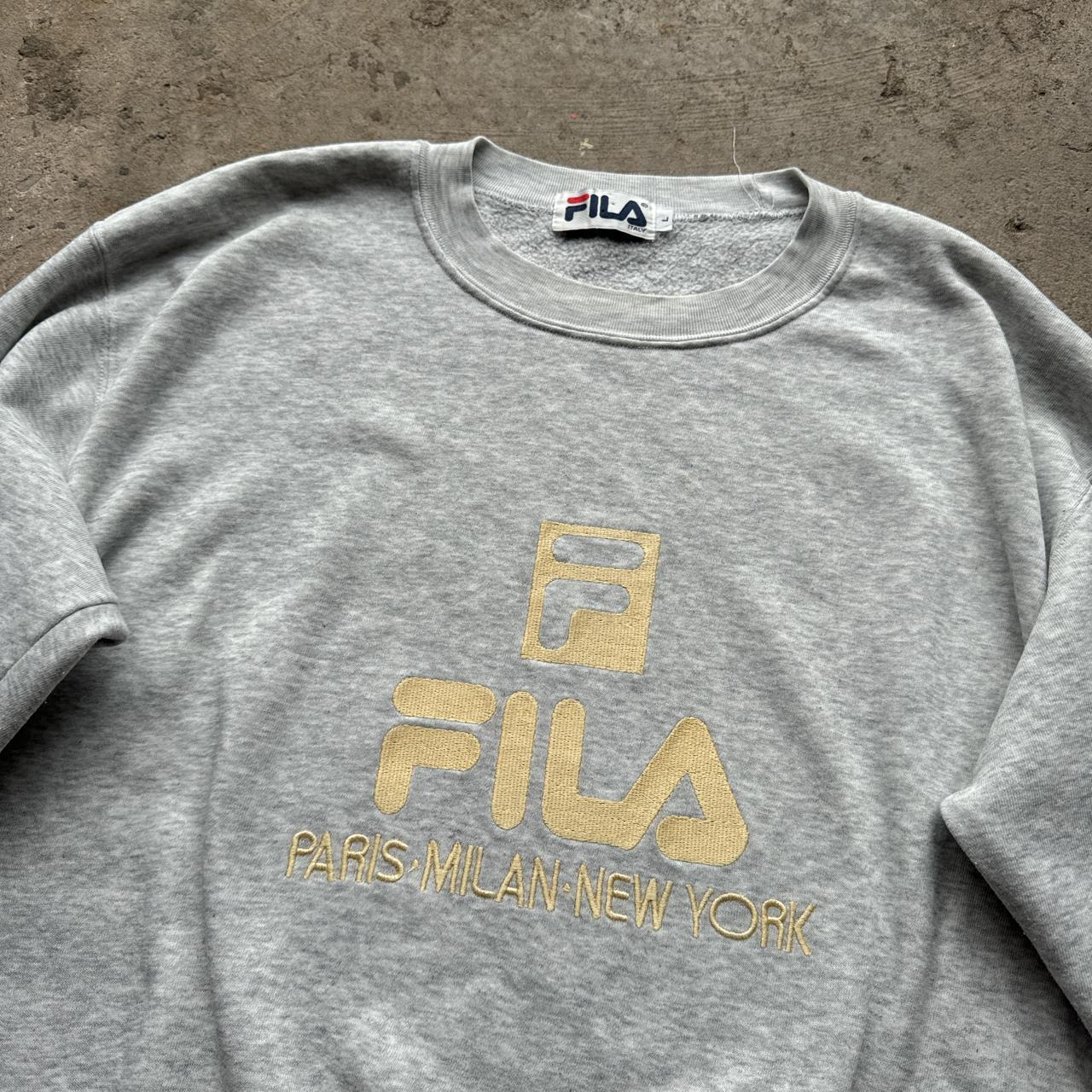 Grey Fila sweatshirt