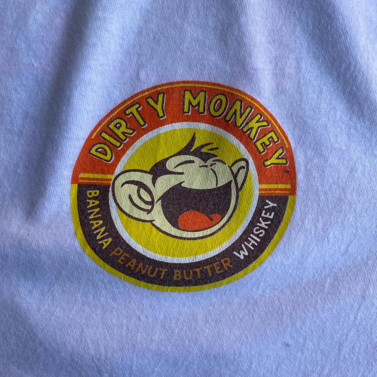 White Graphic Whiskey T-Shirt - L