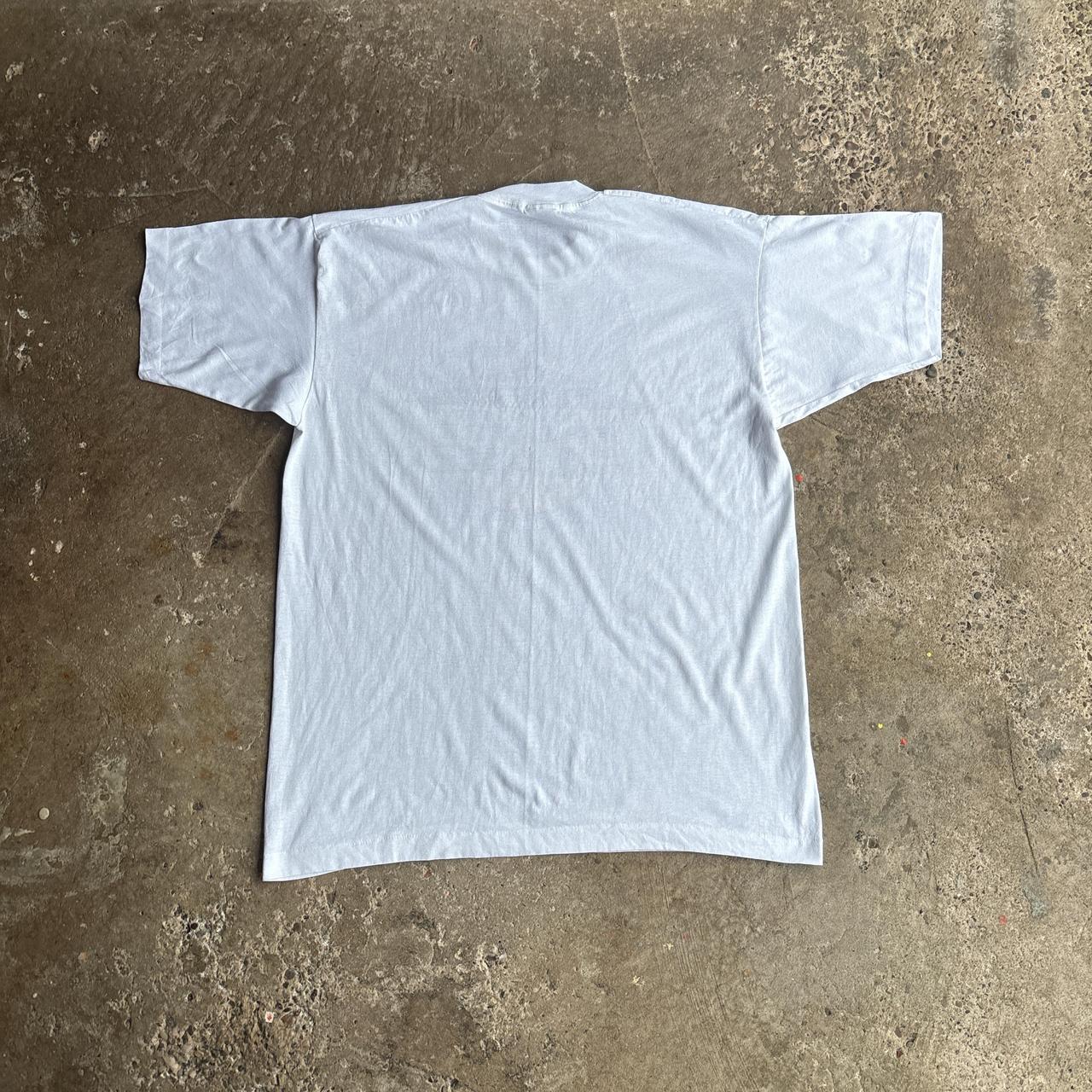 Vintage White Single Stitch Graphic ‘Chicago Peak District’ T-Shirt - XL