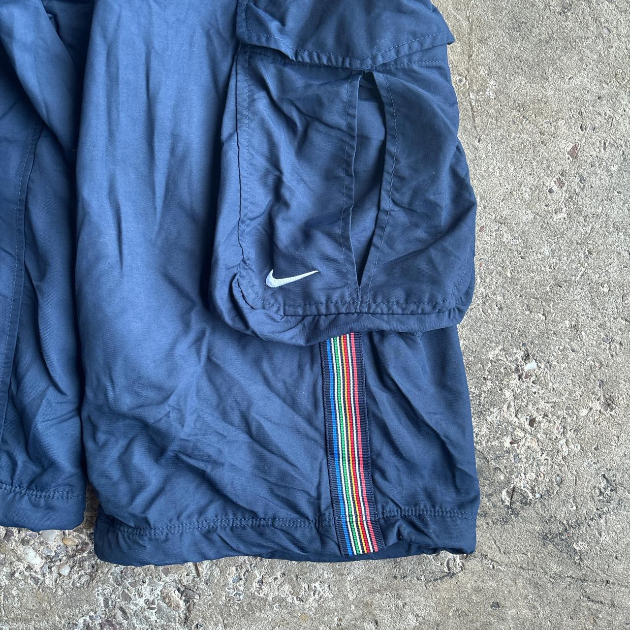 Navy Nike 3/4 Length Sports Shorts