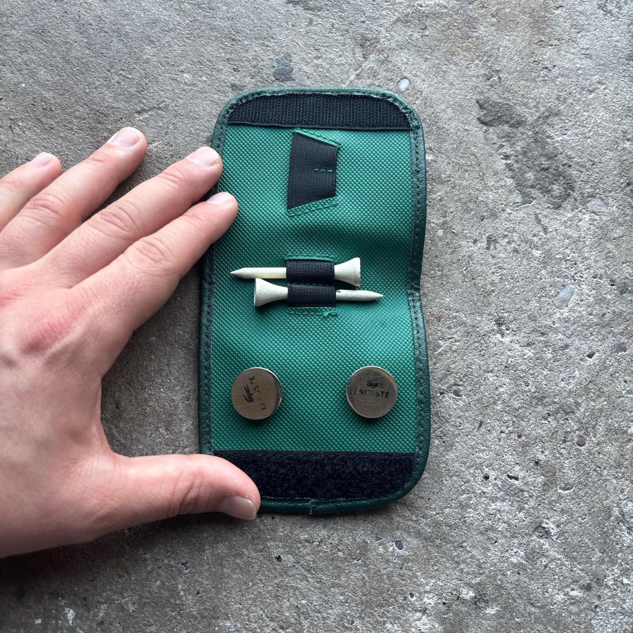 Vintage Lacoste tee and marker holder