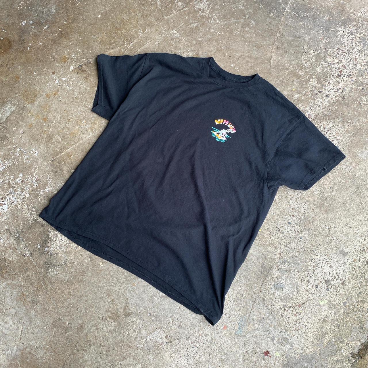 Black ‘Happy Liuin’ Bar T-Shirt