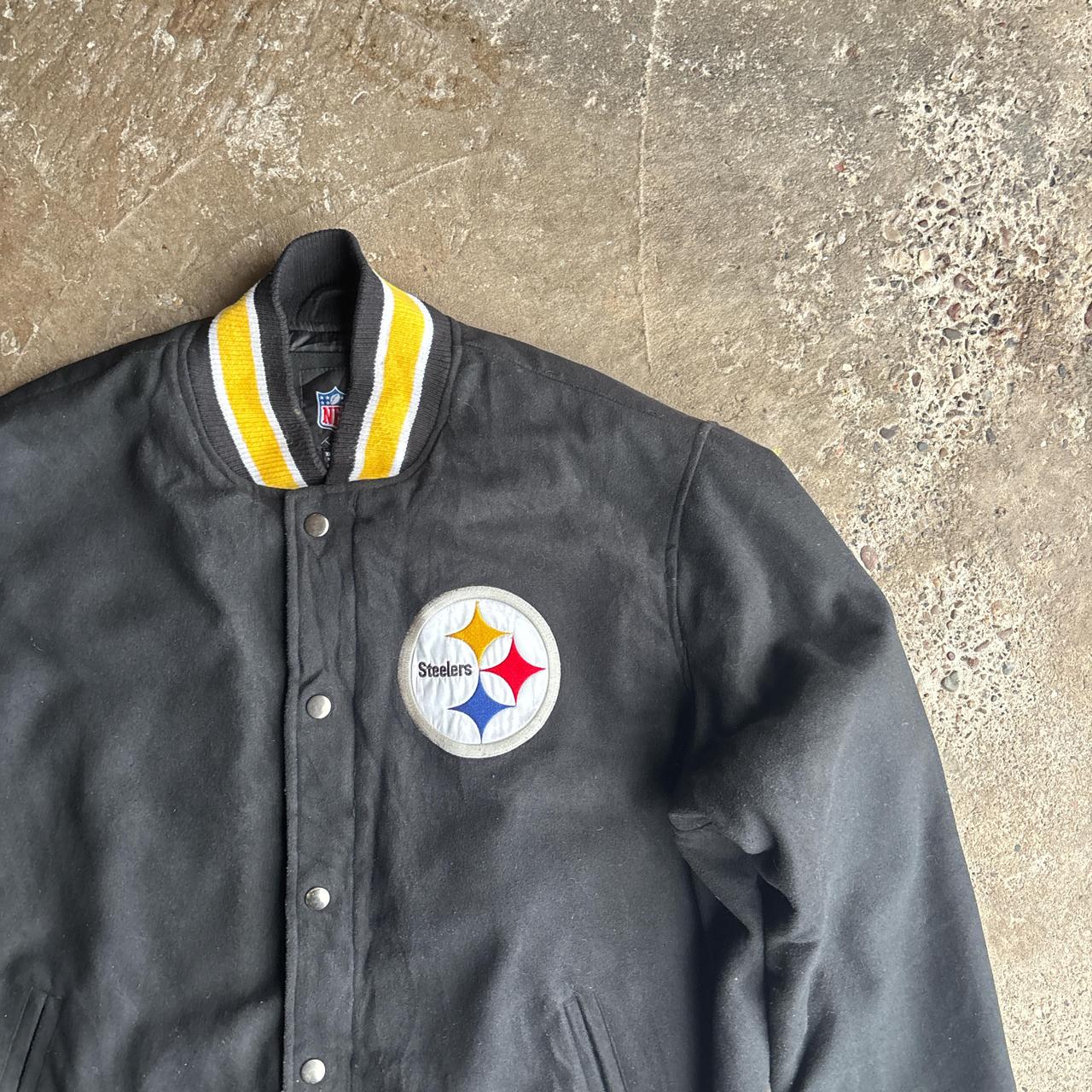 Black & Yellow Pittsburgh Steelers Bomber Jacket - 2XL