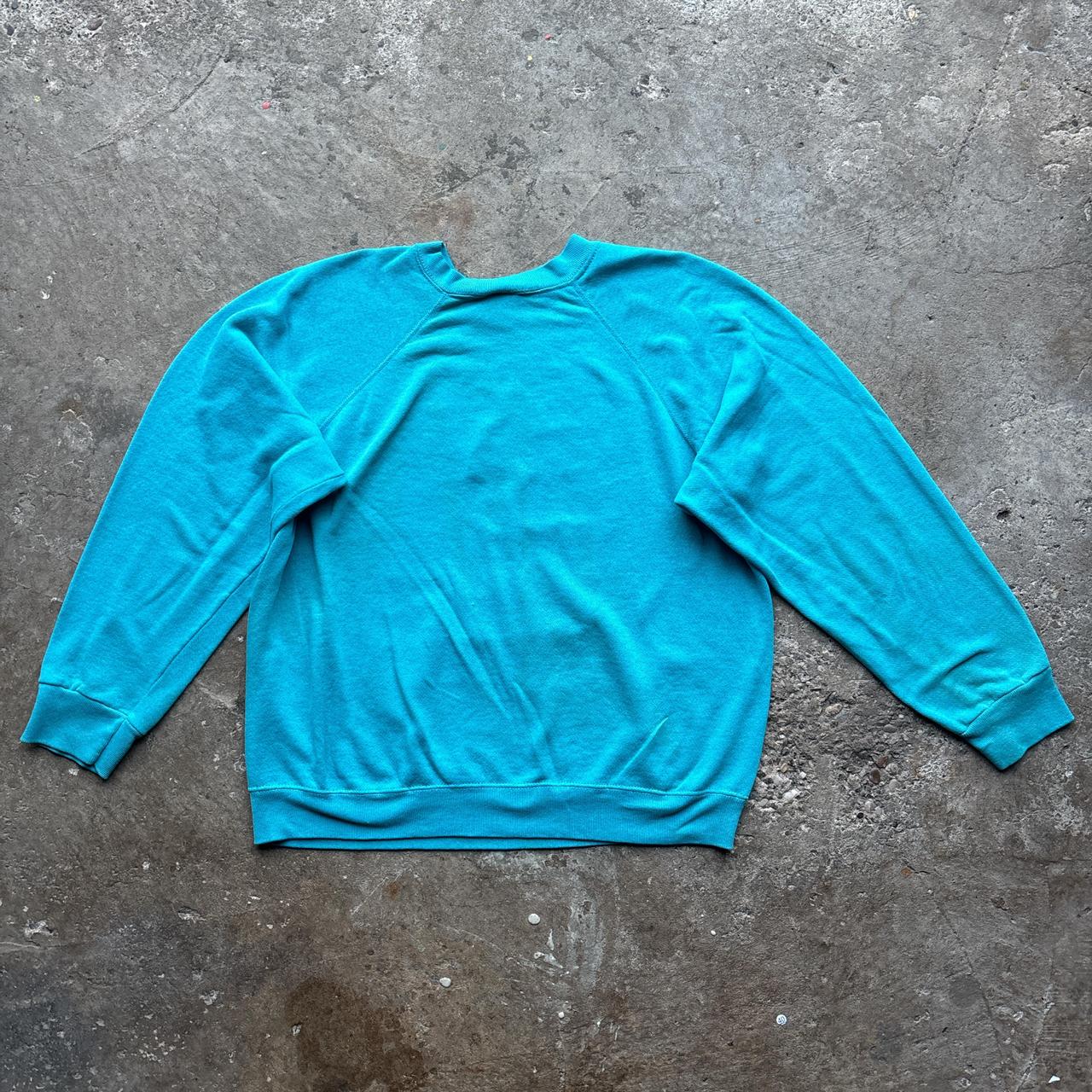 90s Blue graphic sweatshirt with Alabama Elephant print