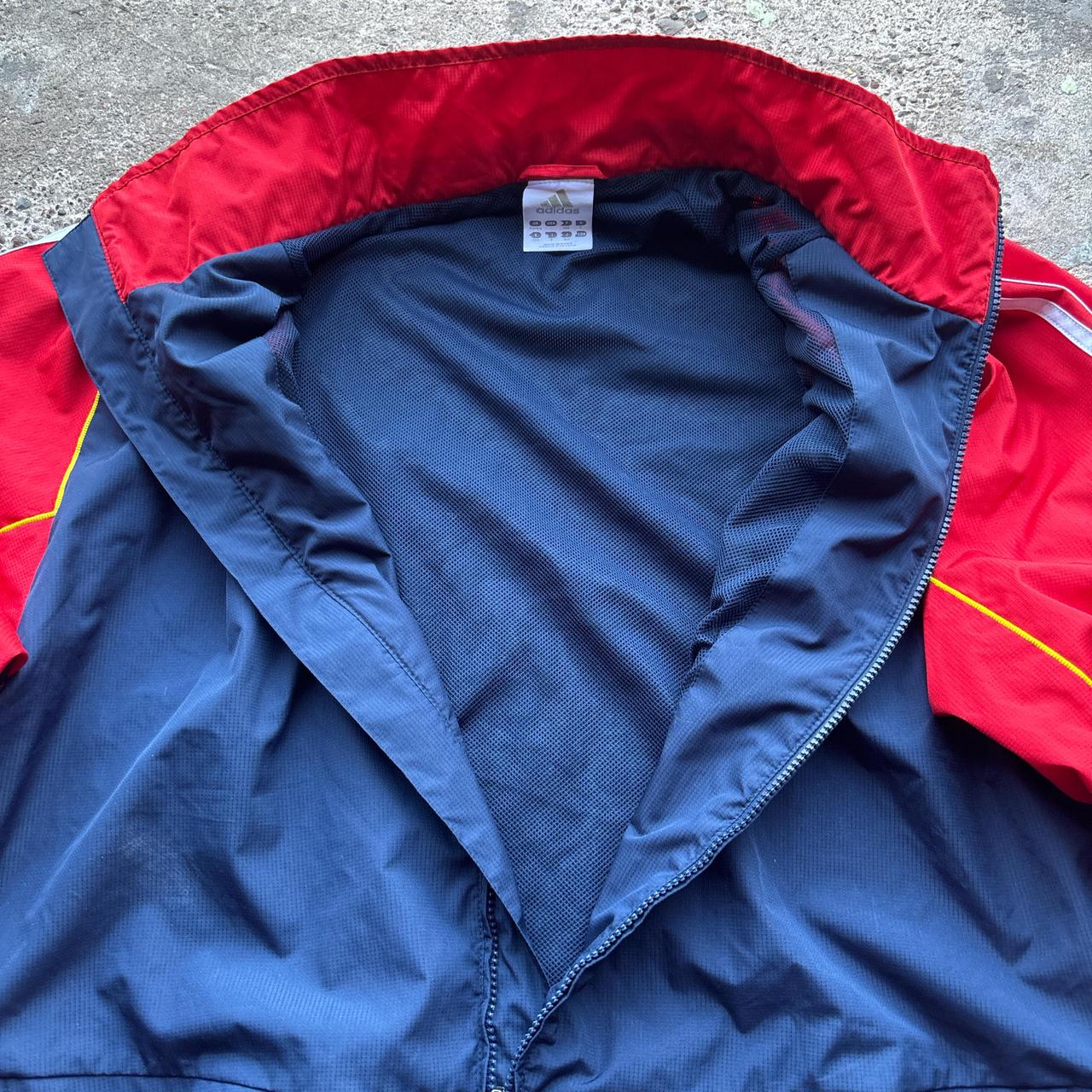 Navy and red Munster Rugby Adidas Jacket - L