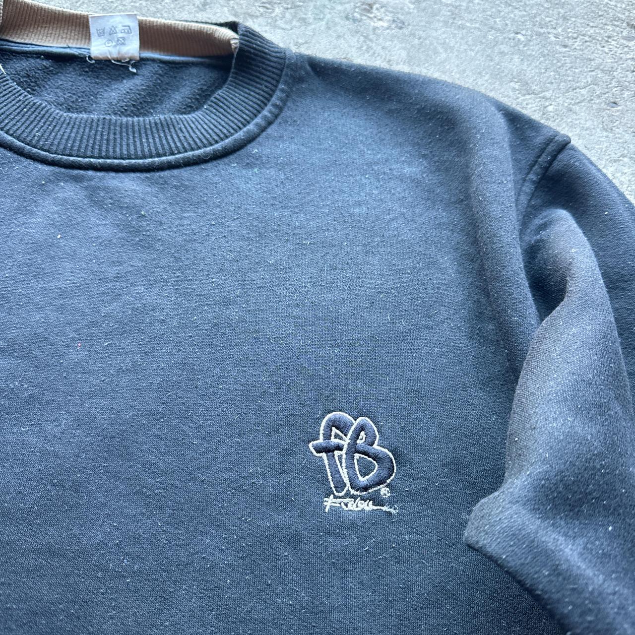 Vintage Black Fubu sweatshirt with tan detailing