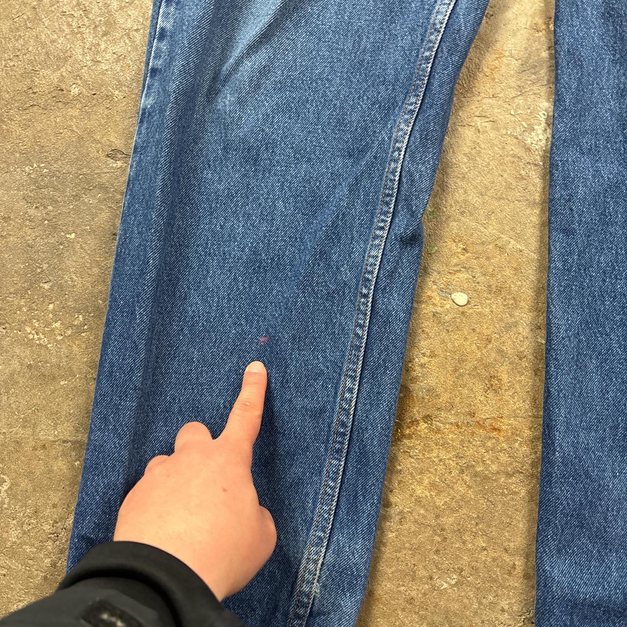 Blue denim Levi’s 510 jeans