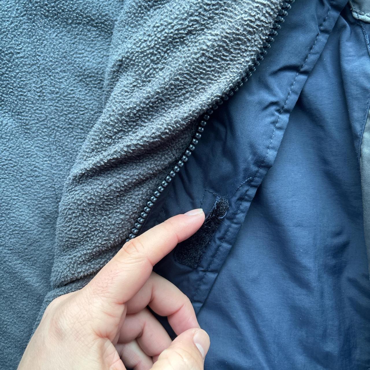 Navy and grey Bolton Wanderers puffer jacket