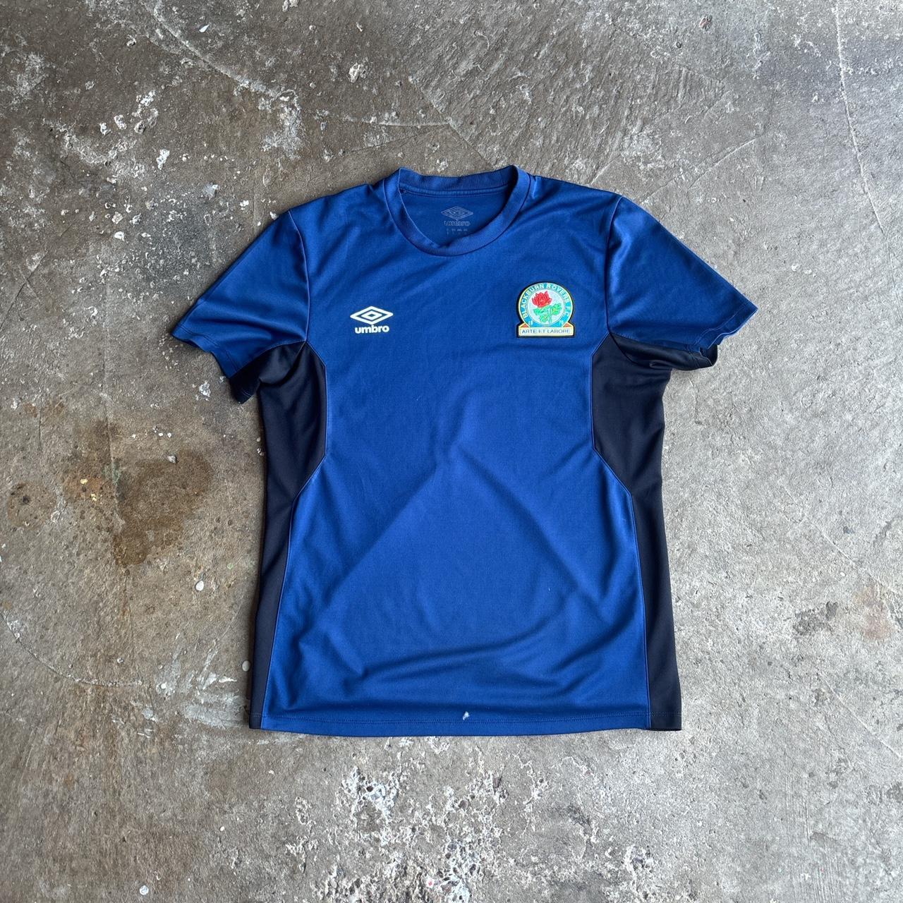 Blue 2016-17 Blackburn Umbro Training Football Shirt