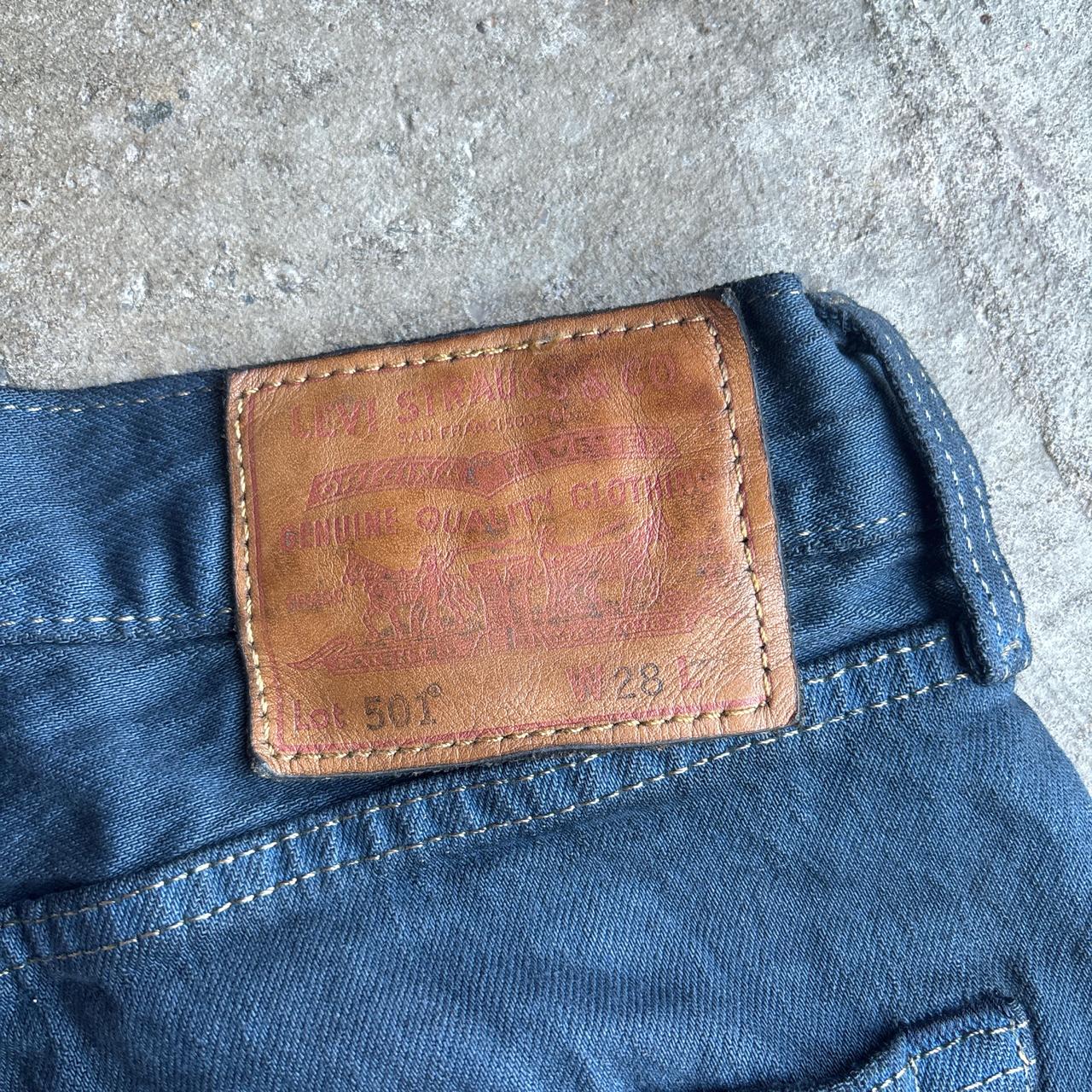 Dark Navy Levi Strauss Jean Shorts
