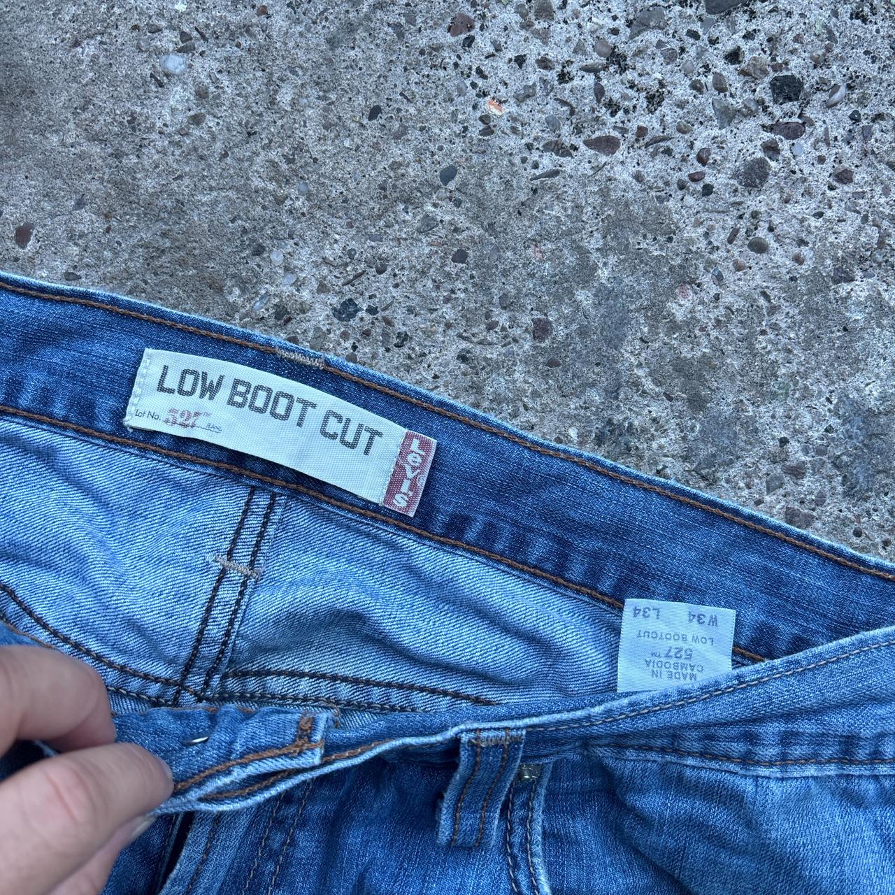 Blue Levi’s 527 Boot Cut Flared Jeans - W34