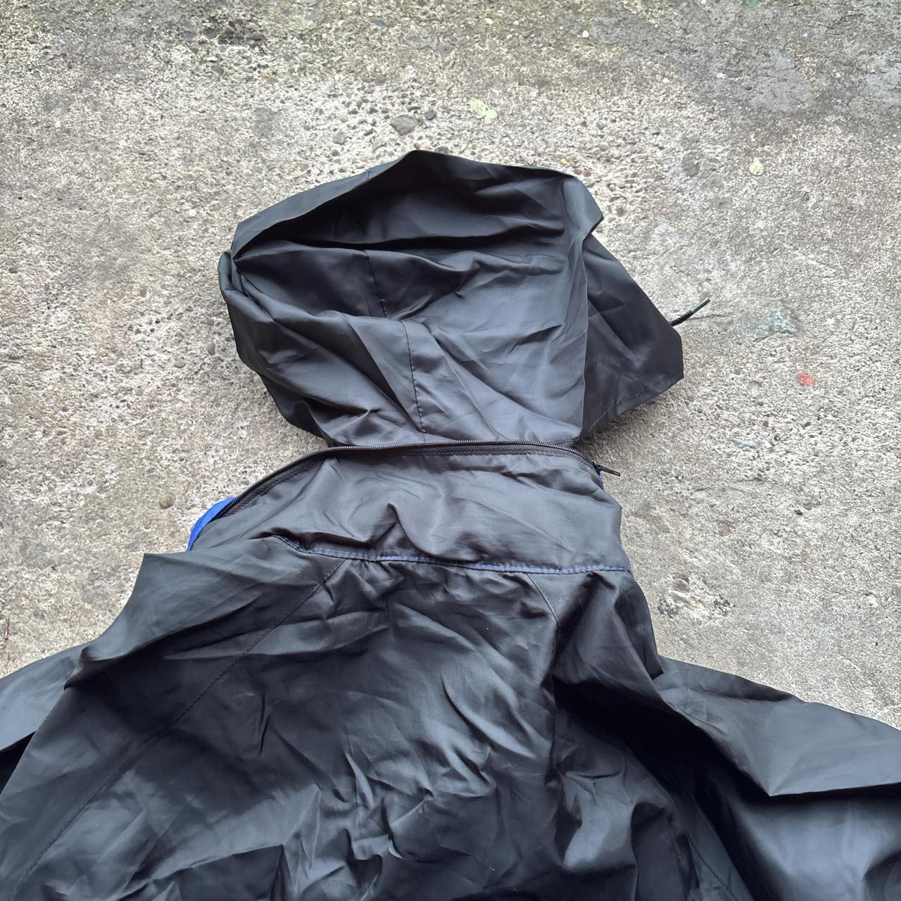Snap-on Racing windbreaker jacket in black and blue