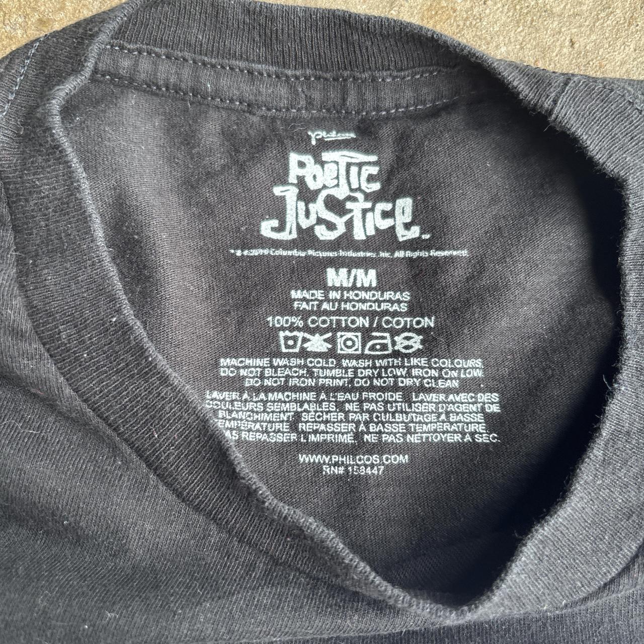 Black Long-Sleeve Tupac Shakur Graphic T-Shirt - M