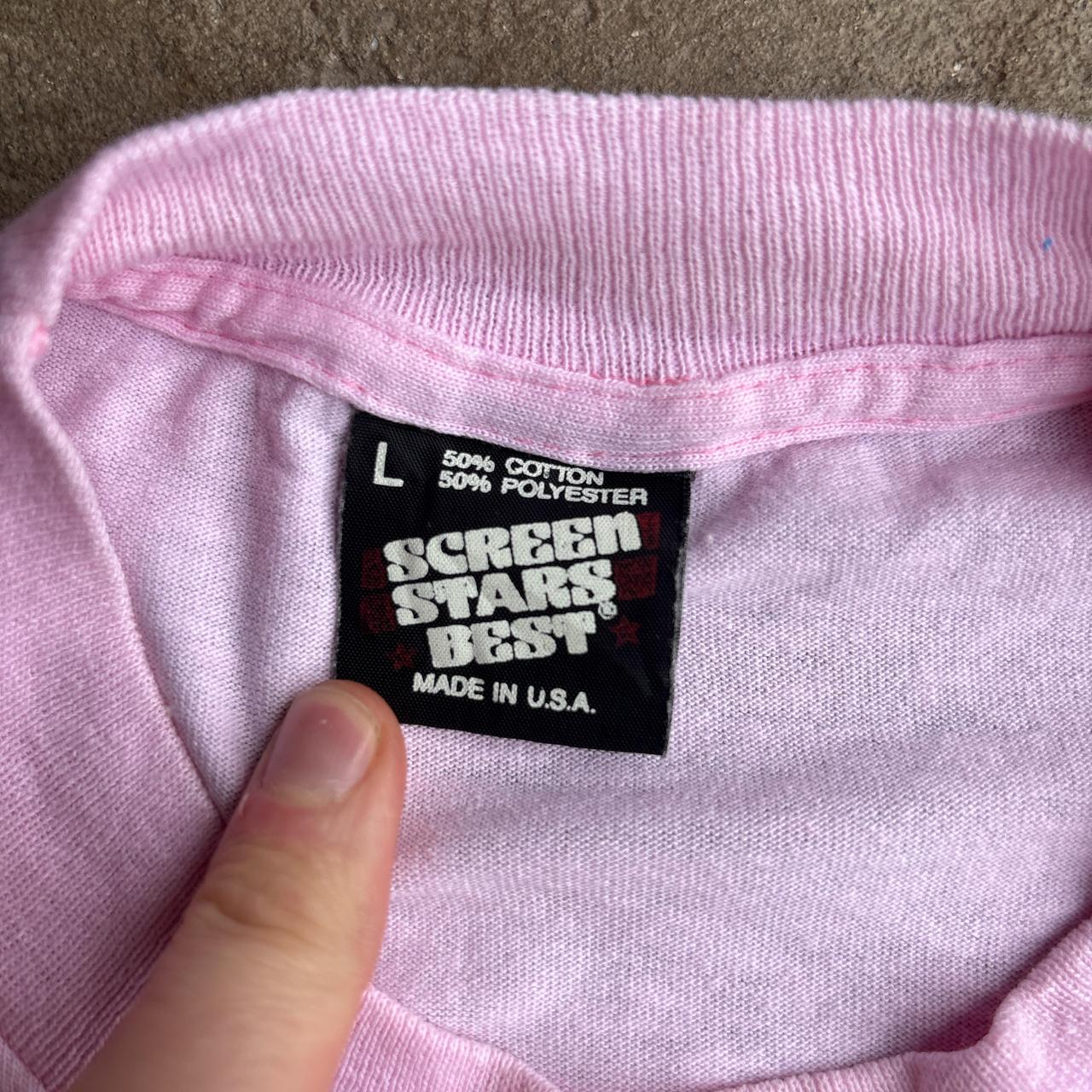 Vintage Light Pink Ford Graphic Single Stitch T-Shirt