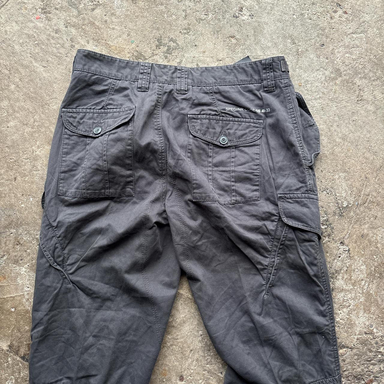 Grey cargo pants