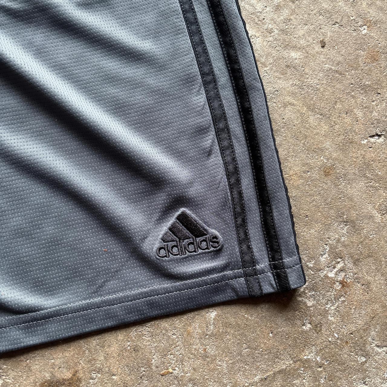 Grey Adidas Basketball Shorts - L