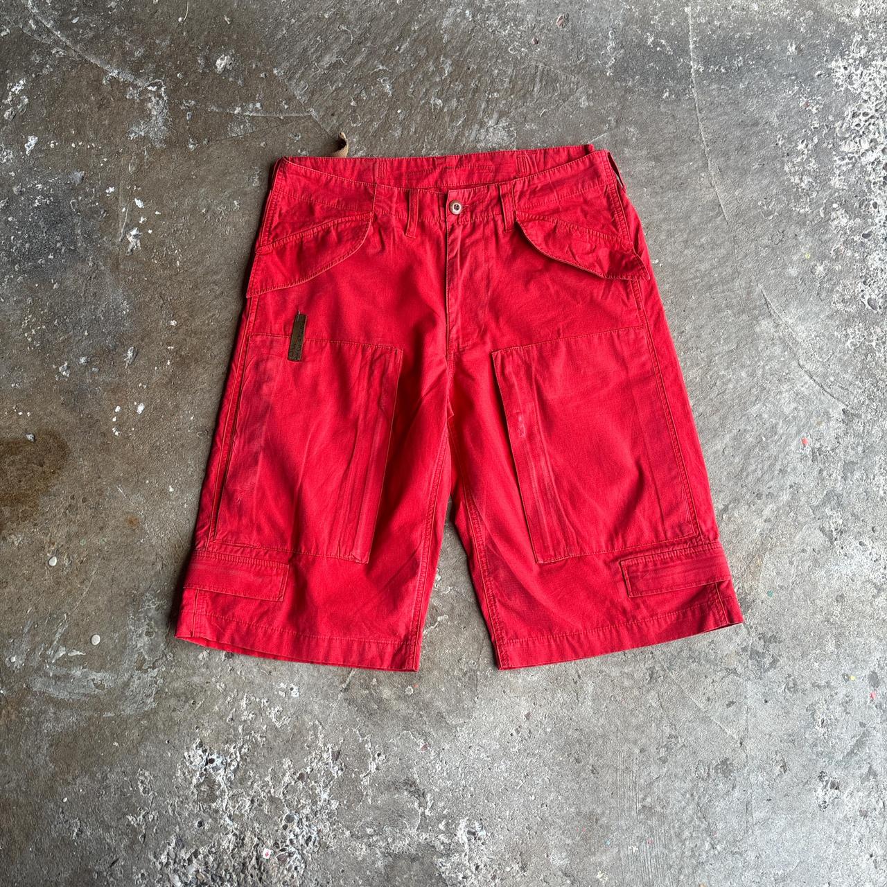 Red Cotton G-Star RAW Shorts - W36