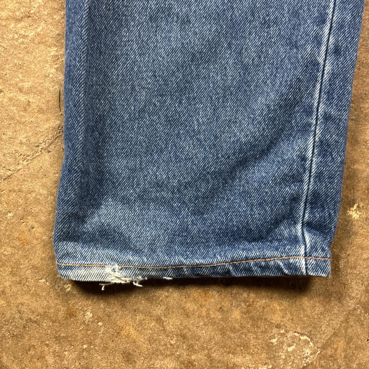 Blue denim Levi’s 510 jeans