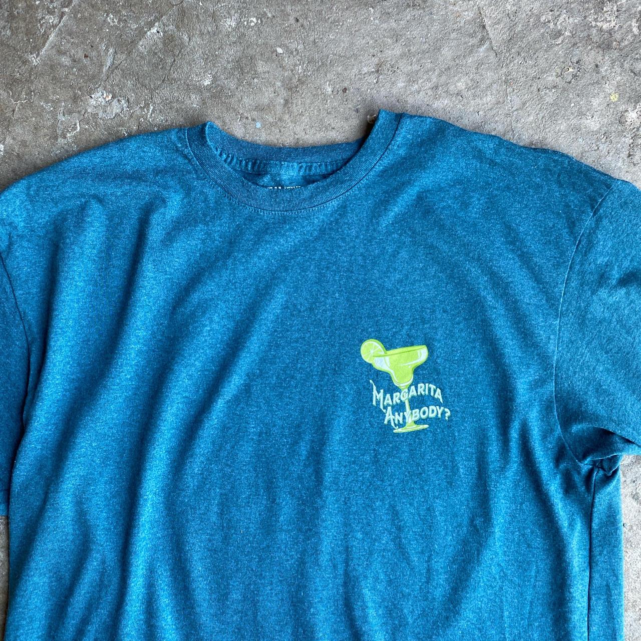 Teal ‘Margarita Anybody?’ Funny Bar T-Shirt