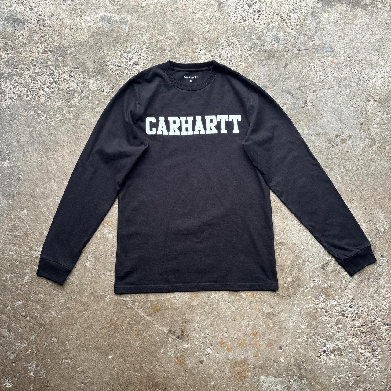 Black Carhartt WIP College long sleeve-top - S