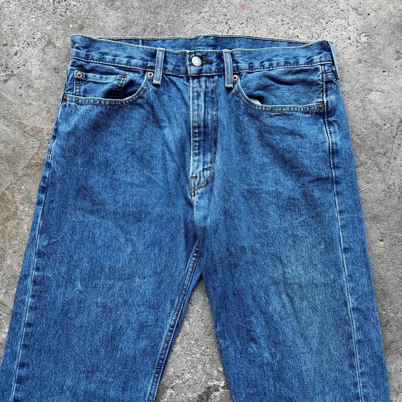 Levi's 505 blue denim jeans