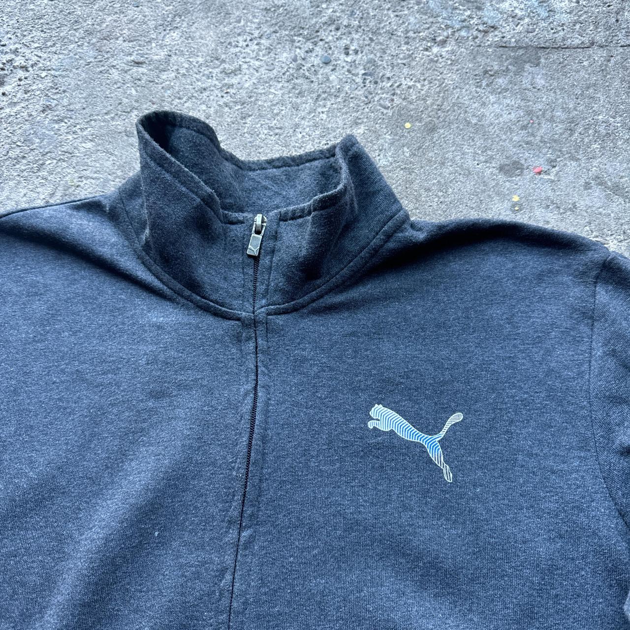 Grey Puma zip-up jacket