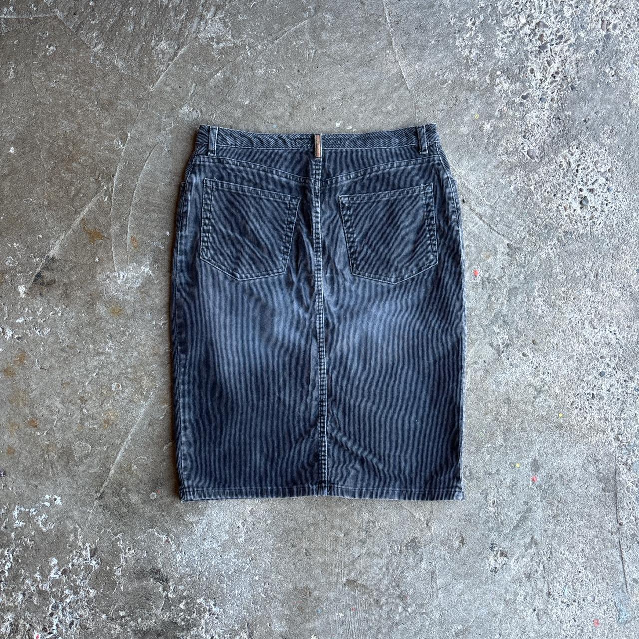 Navy Corduroy French Connection / FCUK y2k Pencil Skirt