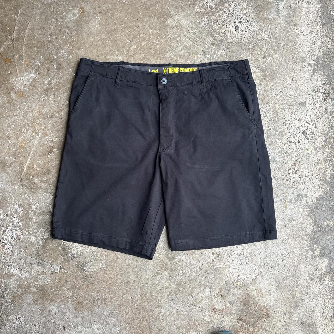 Black Cotton Lee Chino Shorts - W44
