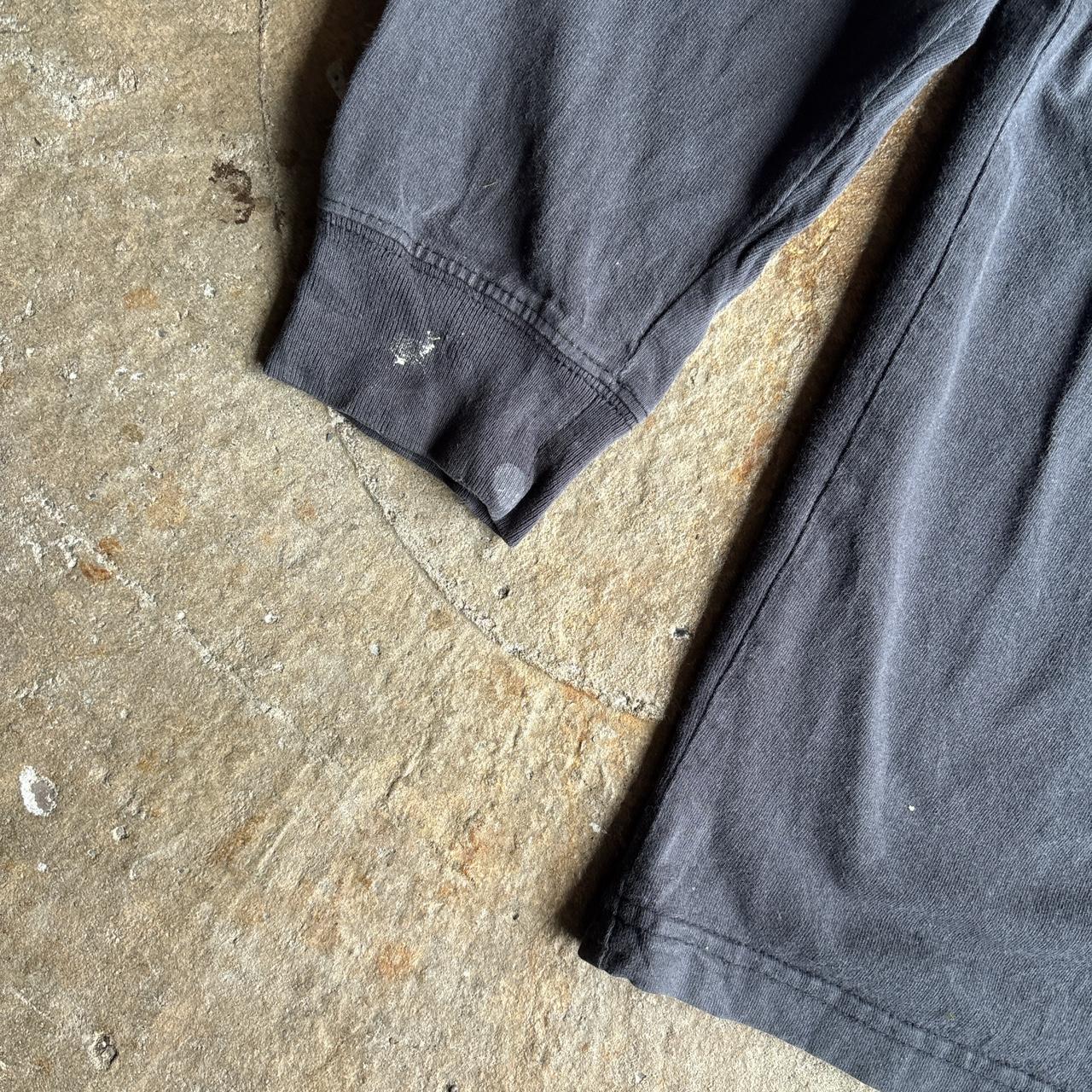 Grey Long-Sleeve Carhartt Paint Splattered T-Shirt