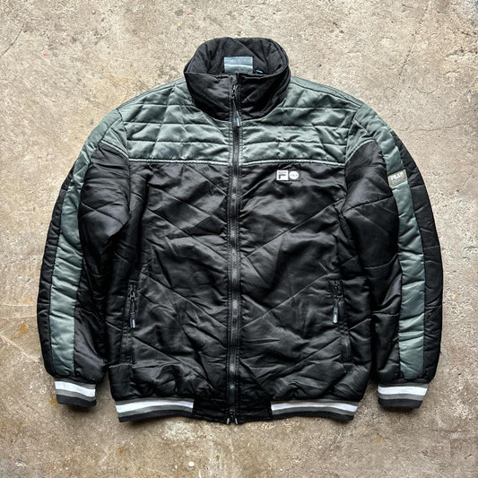 Black and grey Fila jacket