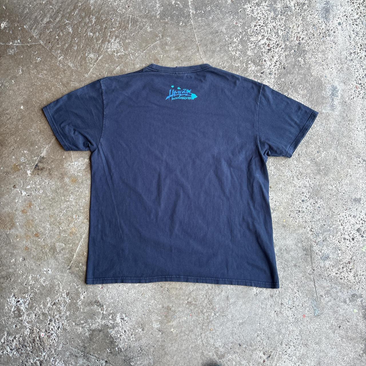 Y2K Navy Quiksilver Graphic T-Shirt