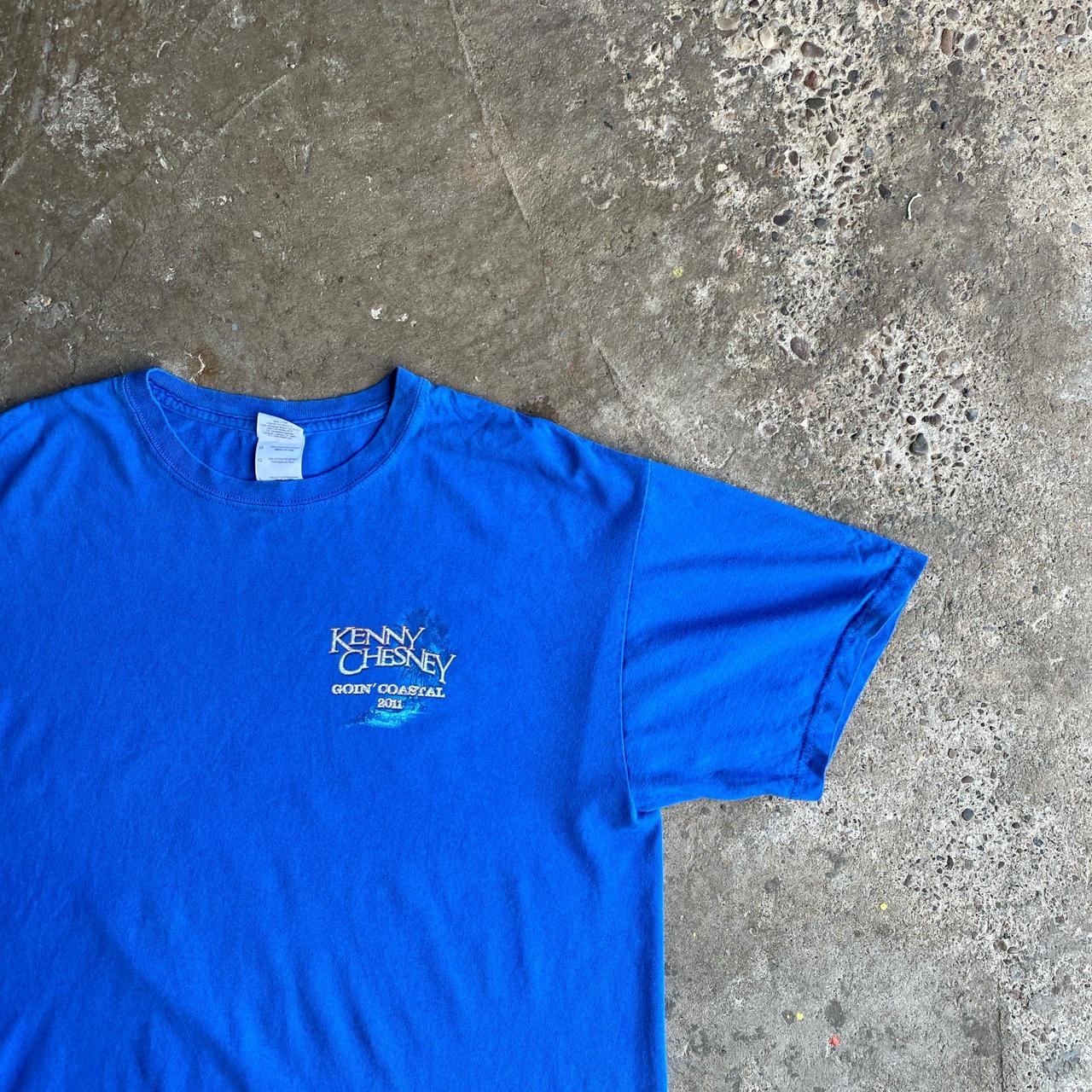 Vintage Blue Kenny Chesney Graphic T-Shirt - L