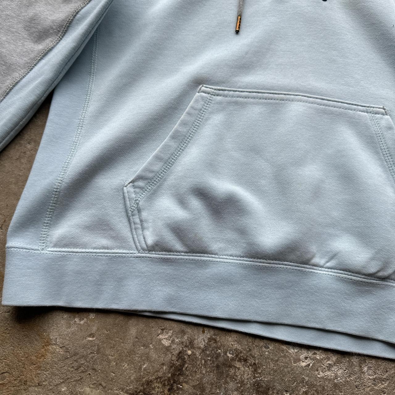 Light blue and grey hoody