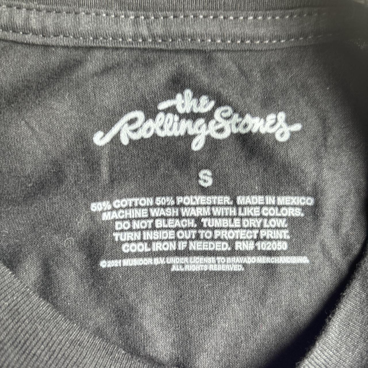 Black Long Sleeve Graphic Rolling Stones T-Shirt - S