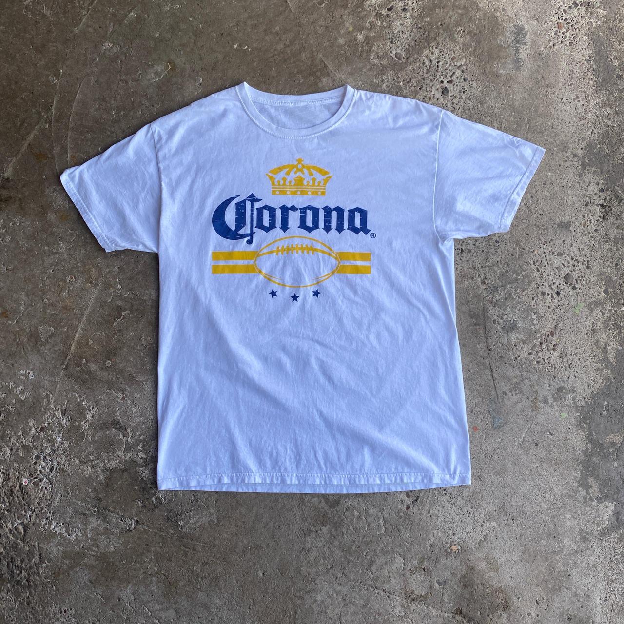 White Corona Extra Graphic T-Shirt - L