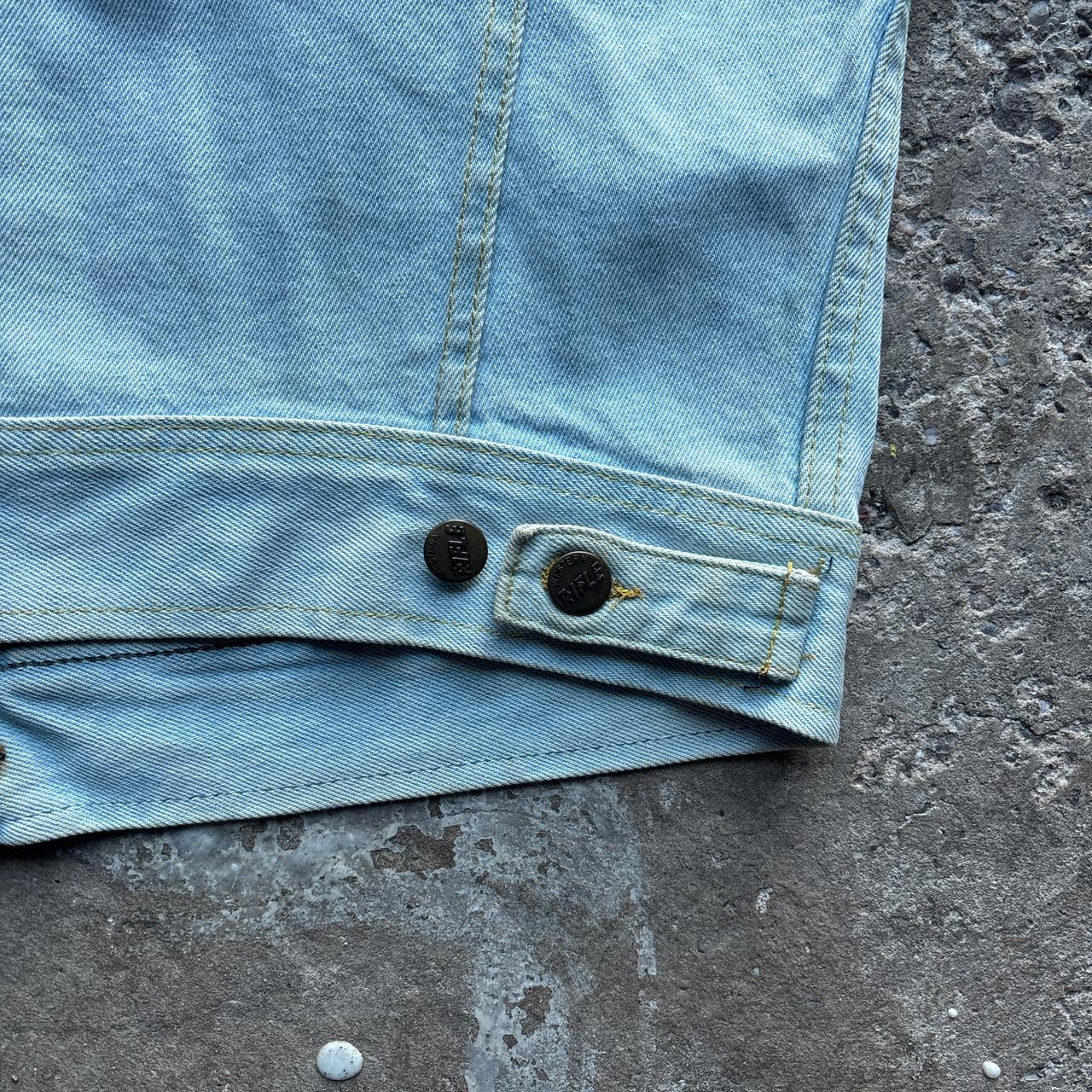 Vintage Light blue Rifle denim trucker vest