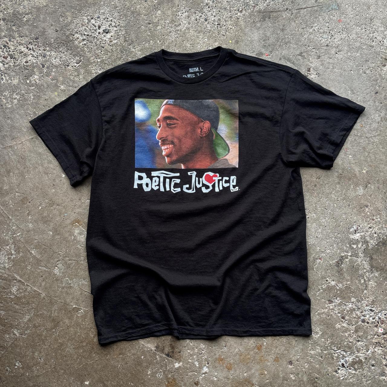 Black Tupac ‘Poetic Justice’ graphic tee - L